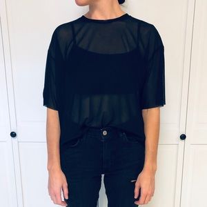 Sheer Black T Shirt